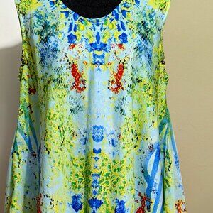 CW Classics Printed Sleeveless Top Size L